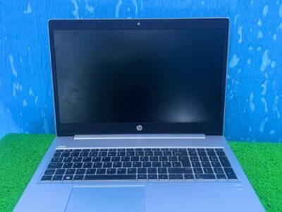 HP 455 G7 Ryzen 5 business laptop with silver design