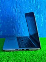 Side view of HP 725 G4 laptop with AMD A8