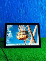 Tablet screen showing ferris wheel