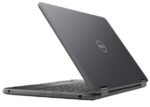 Slim laptop design partially open