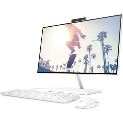 HP desktop with keyboard and mouse