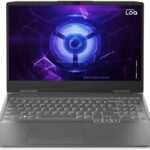 Lenovo LOQ 15.6 laptop front view with Illuminated Display