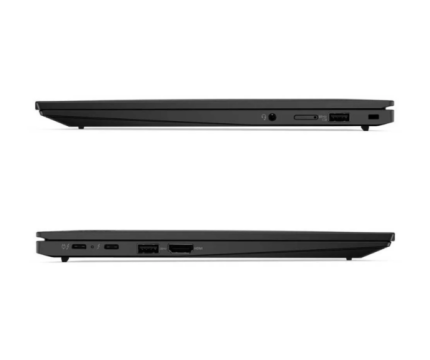 Lenovo ThinkPad X1 Carbon G11 side view Showcasing Ports and Slim Design