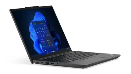 Side view of lenovo thinkPad E14 G5
