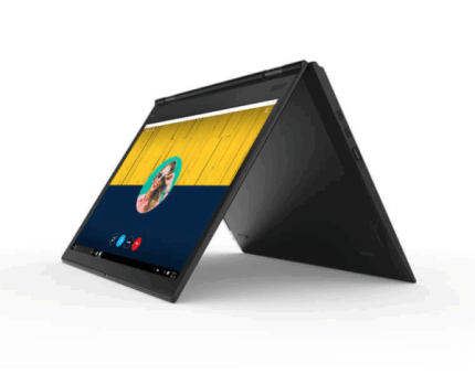Lenovo ThinkPad in tent mode side view