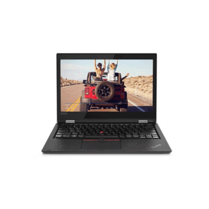 Lenovo yoga laptop with jeep ride image