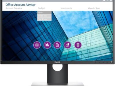 Dell P2317 23” Monitor – HDMI, DisplayPort, VGA