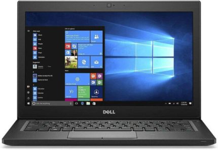 Dell Latitude 7280 front view showing display and keyboard
