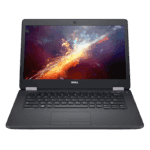 Dell Latitude E5470 laptop with displaying vibrant screen