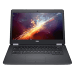 Dell Latitude E5470 laptop with displaying vibrant screen
