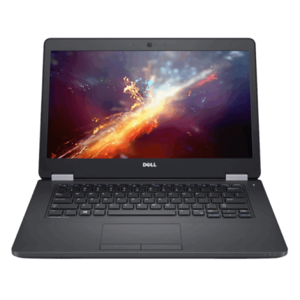 Dell Latitude E5470 laptop with displaying vibrant screen