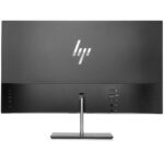 Back view of 23-inch HP edge-to-edge monitor