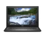 Dell Latitude 7290 laptop front view with display on