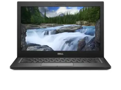 Dell Latitude 7290 laptop front view with display on
