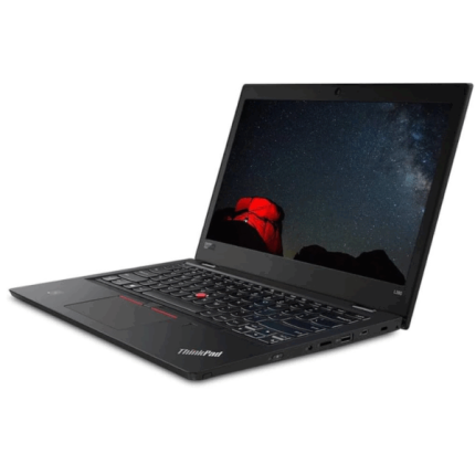 ThinkPad with night sky image