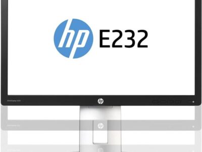 HP 23-Inch Monitor E232 – VGA, DisplayPort, HDMI