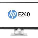 HP E240 24" Monitor with Speakers & Webcam – HDMI