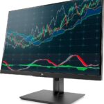 Front view of HP Z24 G2 24-inch display monitor