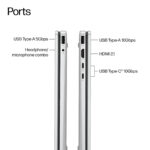 Side view of HP OmniBook 5 Flip showing labeled ports