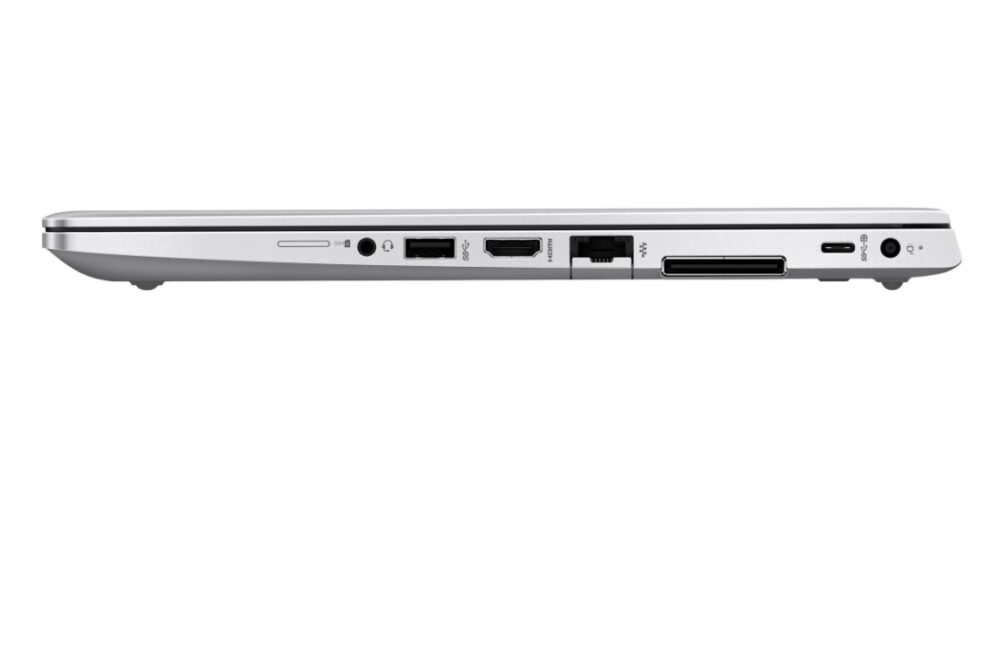 HP EliteBook 735 G6 slim laptop side ports view