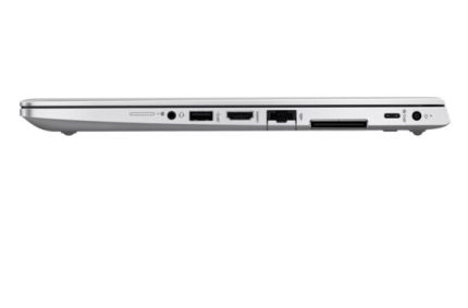HP EliteBook 735 G6 slim laptop side ports view