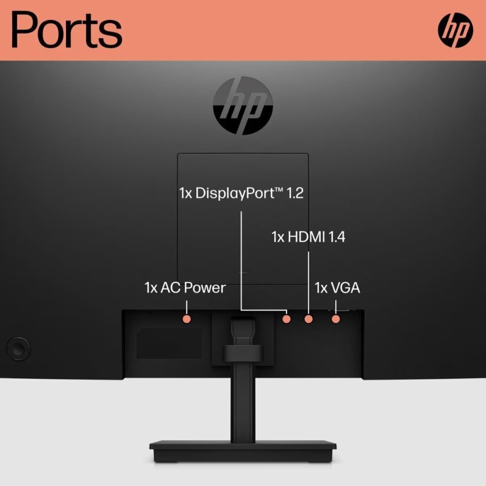 Monitor back panel with HDMI VGA Power