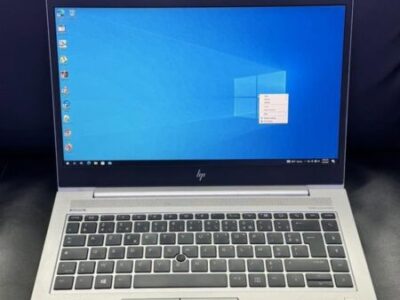 HP EliteBook 840 G5 business laptop with Windows display