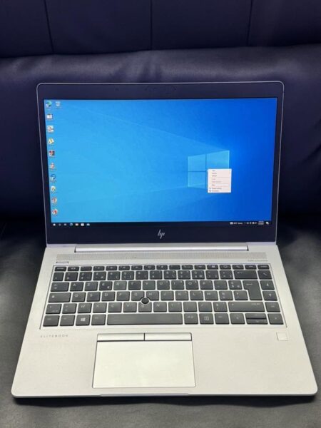 HP EliteBook 840 G5 business laptop with Windows display