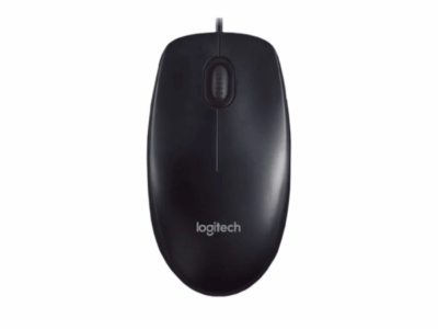 Logitech M90 Wired Mouse with ergonomic design