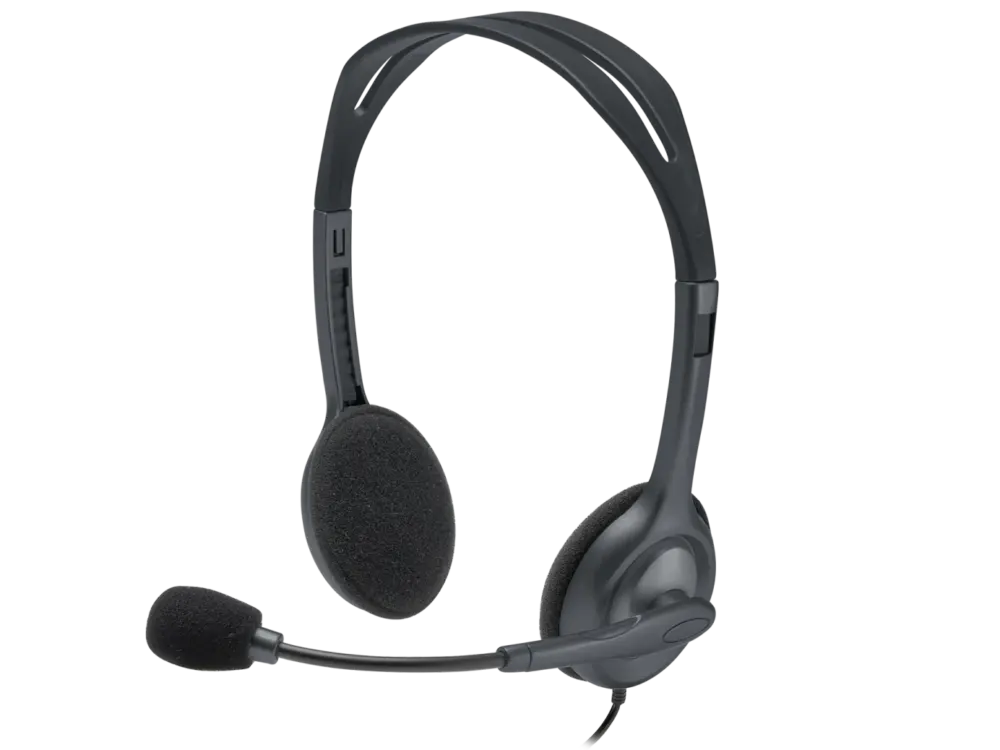 Logitech H111 Stereo Headset black with mic