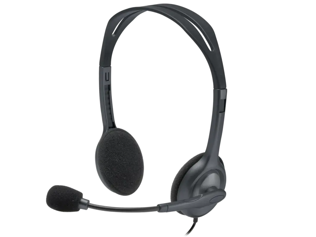 Logitech H111 Stereo Headset black with mic