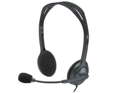 Logitech H111 Stereo Headset black with mic