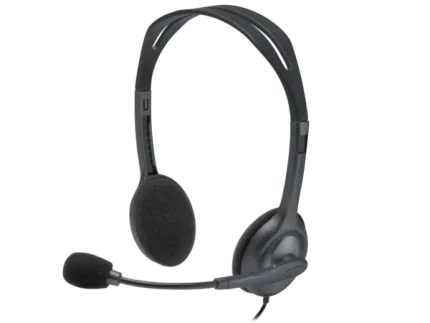 Logitech H111 Stereo Headset black with mic