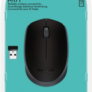 Logitech M171 Mouse packaging with USB receiver