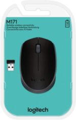 Logitech M171 Mouse packaging with USB receiver