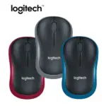 Logitech Wireless Mouse in three vibrant colors