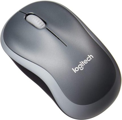 Logitech M185 Wireless Mouse with ergonomic design