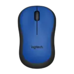 Blue logitech M220 silent mouse