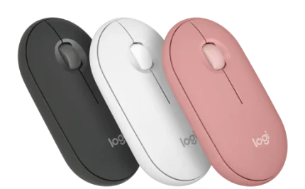 Logitech Pebble 2 M350s Mouse in three elegant colors