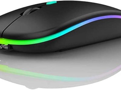 Ergonomic RGB 2.4G Wireless Mouse for Apple Laptops Factory Wholesale BT Wireless Rechargeable Plug-and-Play Mini Gaming Backlit